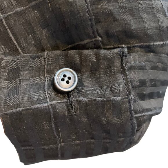 Agnona Womens Black Sheer Long Sleeve Round Neck Pullover Top Womens Size 40 - Picture 8 of 11